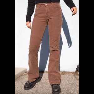 Jean Paul Gaultier brown Darlene corduroy pants